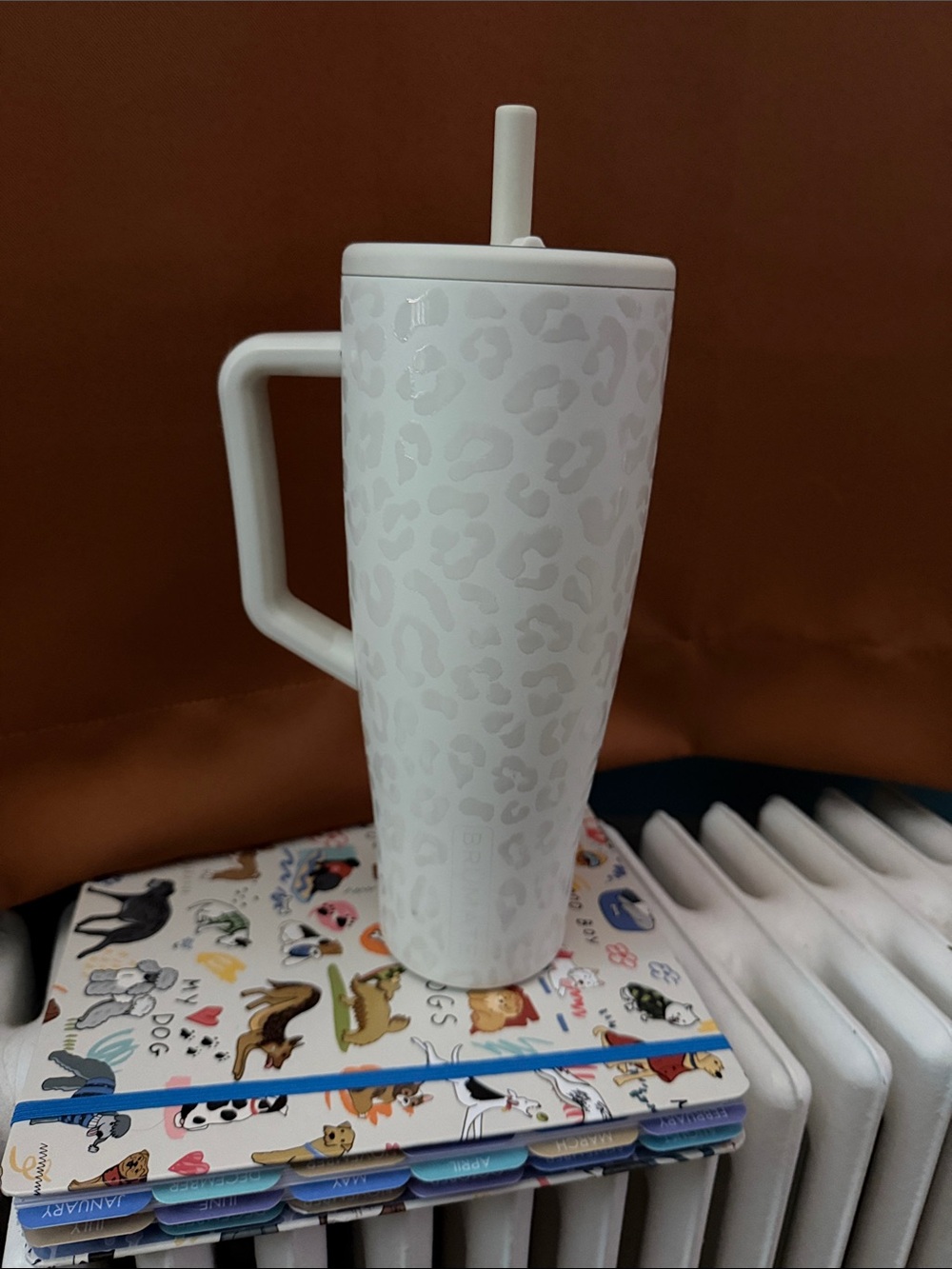 Brumate 40oz Era White Leopard